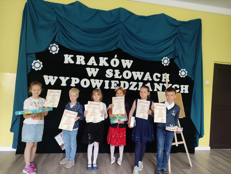 Międzyszkolny Konkurs Recytatorski „Kraków w słowach wypowiedzianych”