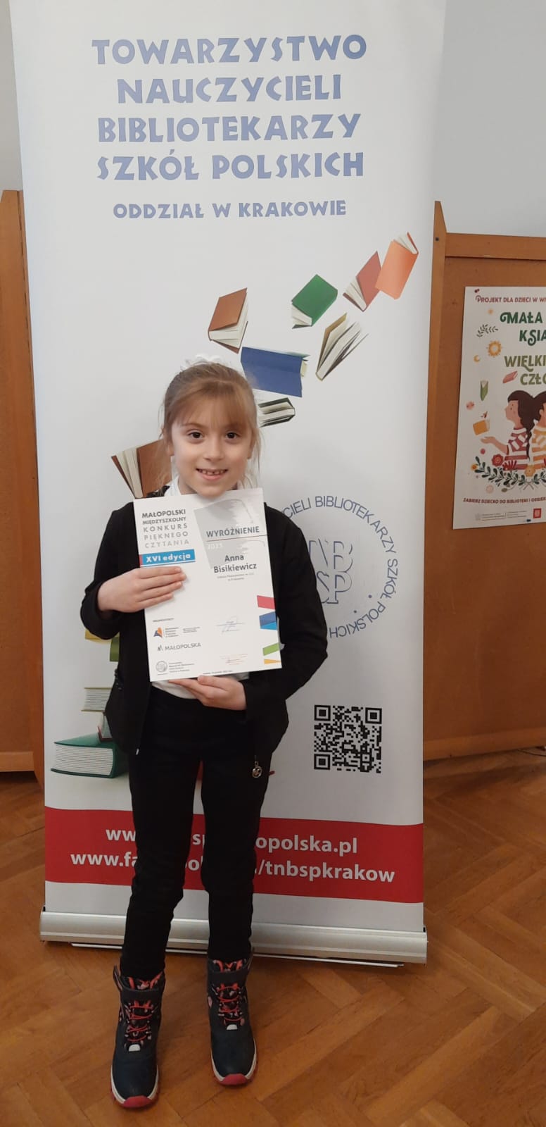 Ania Bisikiewicz wyróżniona w Małopolskim Konkursie Pięknego Czytania