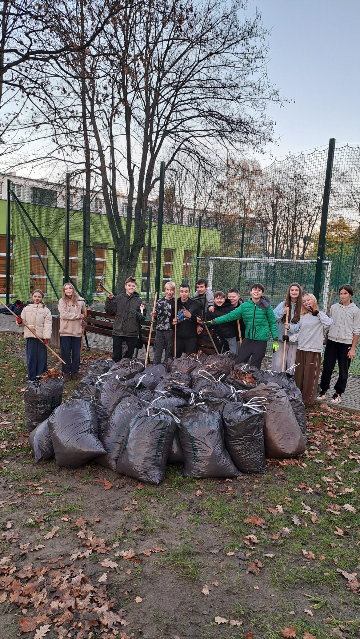 Jesienna akcja Szkolnego Koła Wolontariatu