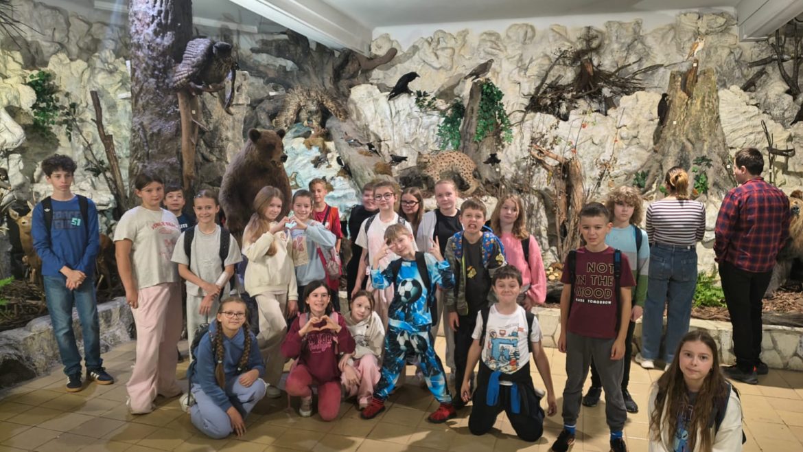 Przygoda w muzeum przyrodniczym klasy 4a